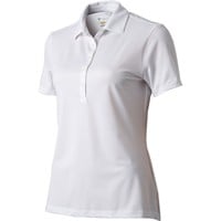 Greg Norman Women's Freedom Pique Golf Polo, White