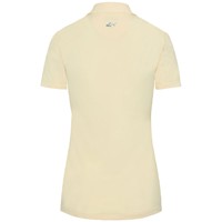 Greg Norman Women's Freedom Pique Golf Polo, Yellow/White