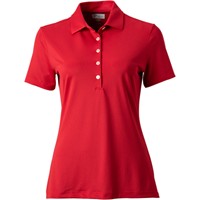 Greg Norman Women's Freedom Pique Golf Polo, Red