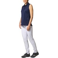 Greg Norman Women's Freedom Pique Sleeveless Golf Polo, Navy