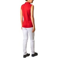 Greg Norman Women's Freedom Pique Sleeveless Golf Polo, Red