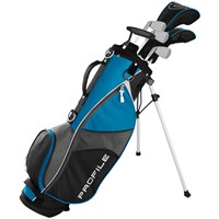Wilson Junior Profile JGI Blue Packaged Sets (for kids 56-63in tall), Blue