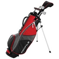 Wilson Junior Profile JGI Red Packaged Set (for kids 40-50in tall), Red