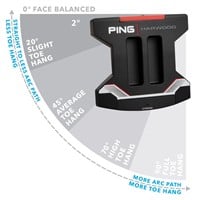 PING Men's 2021 Harwood Putter, z-toehang