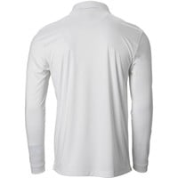 TGW Men's Solid Long Sleeve Golf Polo, White