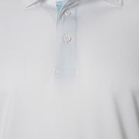 TGW Men's Solid Long Sleeve Golf Polo, White