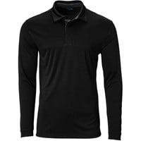 TGW Men's Solid Long Sleeve Golf Polo