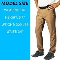 TGW Men's 5 Pocket Stretch Waist Golf Pants, Black