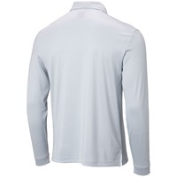 Callaway Men's Fine Line Stripe Long Sleeve Golf Polo, White