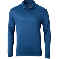 Callaway Men's Fine Line Stripe Long Sleeve Golf Polo, Navy