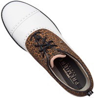 FootJoy Women's Premiere Series Golf Shoes - Previous Season Style, White/Brown