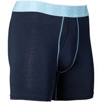 FootJoy Men's Performance Boxer Golf Briefs, Navy/Blue