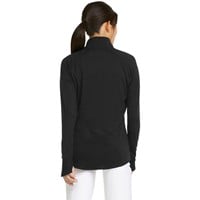 Puma Women's Gamer 1/4 Zip Golf Pullover, Black