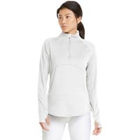 Puma Women's Gamer 1/4 Zip Golf Pullover, White
