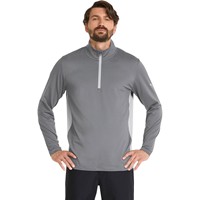 Puma Men's Gamer 1/4 Zip Golf Pullover, Grey