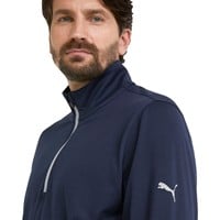 Puma Men's Gamer 1/4 Zip Golf Pullover, Navy
