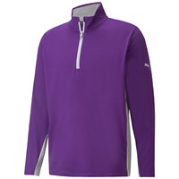 Puma Men's Gamer 1/4 Zip Golf Pullover, Purple