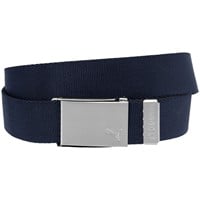 Puma Junior Reversible Golf Web Belt, Black/Grey