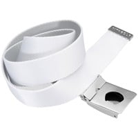 Puma Junior Reversible Golf Web Belt, White/Grey