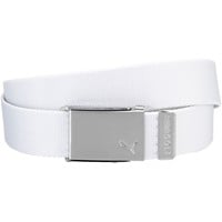 Puma Junior Reversible Golf Web Belt, White/Grey