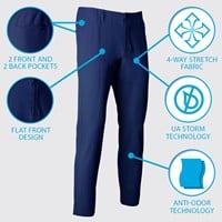 Under Armour Men's Drive Tapered Golf Pants, Black