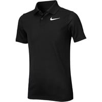 NIKE Junior Victory Solid Golf Polo, Black