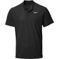 NIKE Men's Victory Solid Golf Polo, Black
