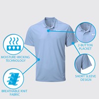 NIKE Men's Victory Solid Golf Polo, Navy