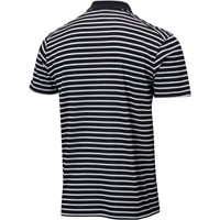 NIKE Men's Victory Stripe Golf Polo, Black/White