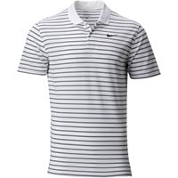 NIKE Men's Victory Stripe Golf Polo, White/Black
