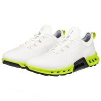 ECCO Men's Biom C4 Golf Shoes, White/Light Green