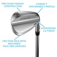 PING Men's Glide Forged Pro Wedges w/Arccos Grip, z-tech