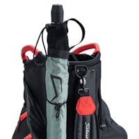 Titleist Cart 14 Golf Bag, Black/Red