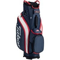 Titleist Cart 14 Golf Bag, White/Red/Blue