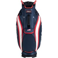 Titleist Cart 14 Golf Bag, White/Red/Blue