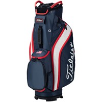 Titleist Cart 14 Golf Bag, White/Red/Blue