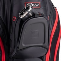 Titleist Cart 15 Golf Bag, Black/Red