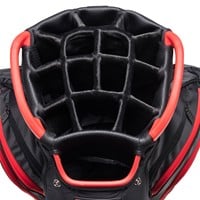 Titleist Cart 15 Golf Bag, Black/Red