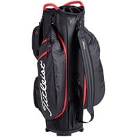 Titleist Cart 15 Golf Bag, Black/Red