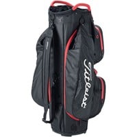 Titleist Cart 15 Golf Bag, Black/Red