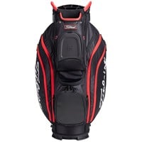 Titleist Cart 15 Golf Bag, Black/Red