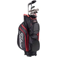 Titleist Cart 15 Golf Bag, Black/Red
