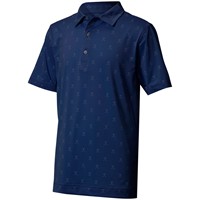 FootJoy Junior Print Golf Polo, Navy