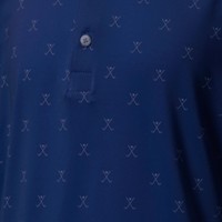 FootJoy Junior Print Golf Polo, Navy