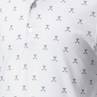 FootJoy Junior Print Golf Polo, White