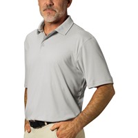 TGW Men's Collar Trim Solid Golf Polo, Grey