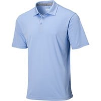 TGW Men's Collar Trim Solid Golf Polo, Light Blue