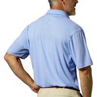 TGW Men's Collar Trim Solid Golf Polo, Light Blue