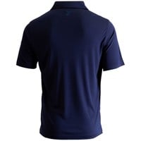 TGW Men's Collar Trim Solid Golf Polo, Dark Blue