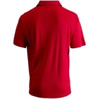 TGW Men's Collar Trim Solid Golf Polo, Red